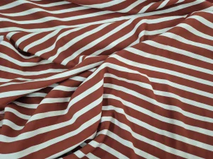 Tkanina viskozova s pruhy směs