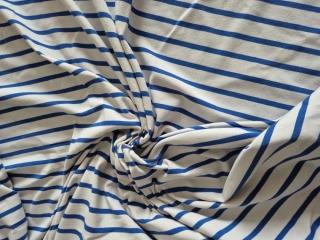 Viskozový úplet  9R010/0,5x1,5/sv. modrá bílá